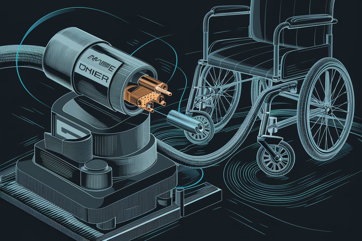 connector cable for unite wheelchair motor