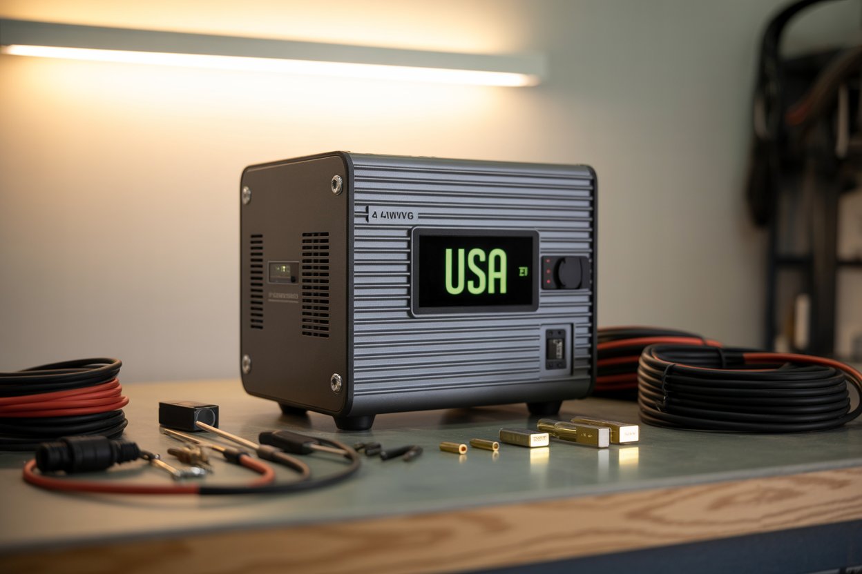 4-awg heavy-duty ac power inverter custom cable kit usa