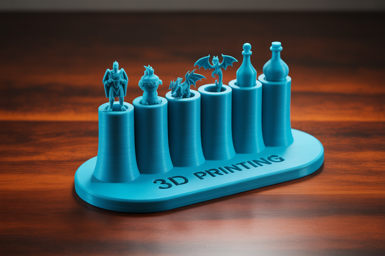 3d printing finger slots board game piece holder
